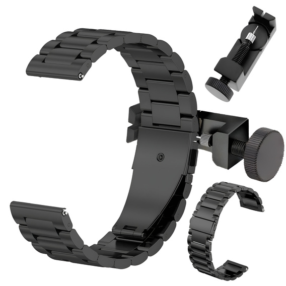 Λουράκι για HUAWEI WATCH 2 3 4 5 GT GT2 GT3 GT4 GT5 PRO GT2e 2e 46MM 48MM μαύρο