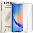 2x Μετριασμένο γυαλί για Samsung Galaxy A34 5G, ERBORD 9H Hard Glass στην οθόνη
