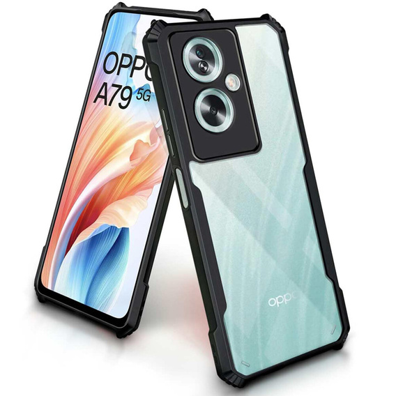Θήκη για Oppo A79 5G, AntiDrop Hybrid, μαύρη