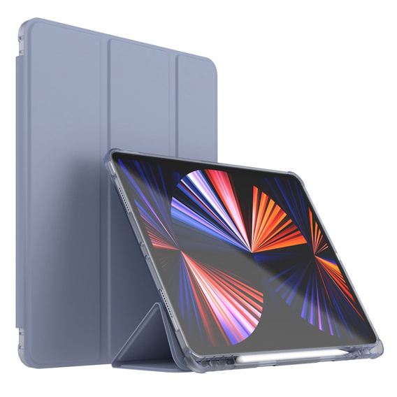 Θήκη για iPad pro 12.9 2020/2021/2022, Smartcase με χώρο για γραφίδα, μπλε