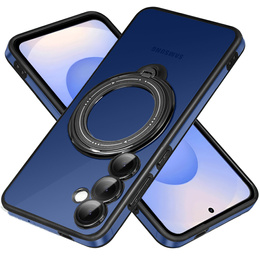 Μαγνητική θήκη για Samsung Galaxy S25, για MagSafe, μαύρη