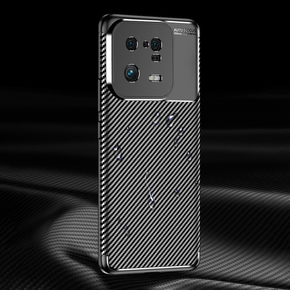 Θήκη για Xiaomi 13 Pro, Carbon Gel, μαύρη