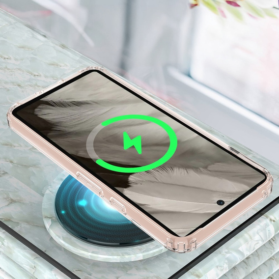 Θήκη για το Google Pixel 8, Υβριδική θήκη Fusion, για MagSafe, διαφανής