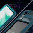 Αδιάβροχη θήκη IP68 για το Samsung Galaxy S23 Plus, πράσινη