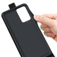 Θήκη με πτερύγιο για Realme 8 5G, Flip, μαύρη