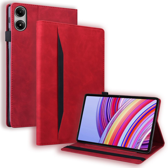 θήκη για Xiaomi Redmi Pad Pro / Xiaomi Poco Pad, Classic, με υποδοχή γραφίδας, κόκκινη