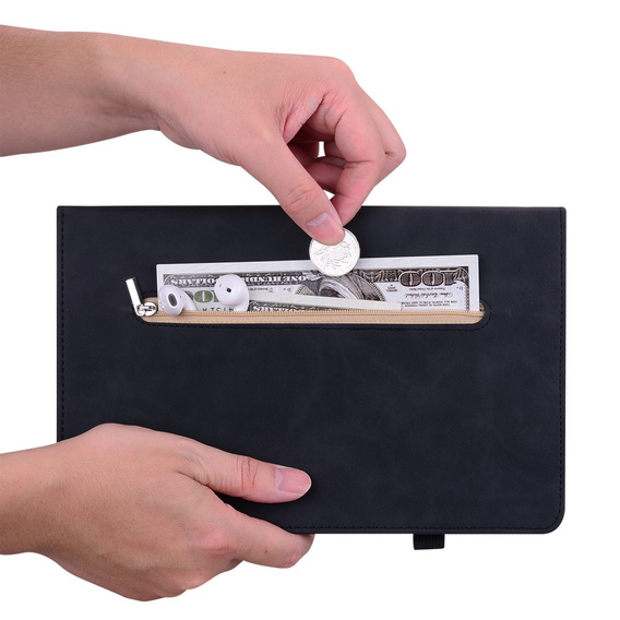 Θήκη για Lenovo Tab P11 Gen 2, Wallet Pen Slot, μαύρη