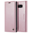 θήκη CASEME για Samsung Galaxy S8, Waxy Textured, ροζ