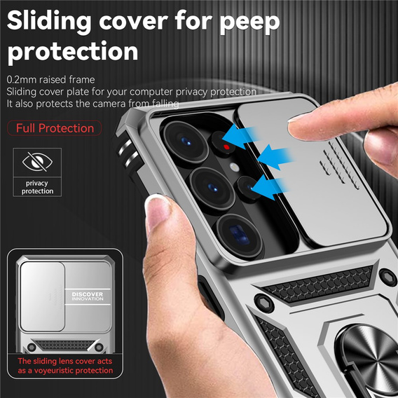 Θήκη με βάση και προστατευτικό φακού για Samsung Galaxy S26 Ultra