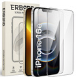 2x Μετριασμένο γυαλί για iPhone 13/13 Pro, ERBORD 9H Hard Glass στην οθόνη