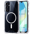 Θήκη για Samsung Galaxy A16, Fusion Hybrid, για MagSafe, διαφανής + Γυαλί για την οθόνη