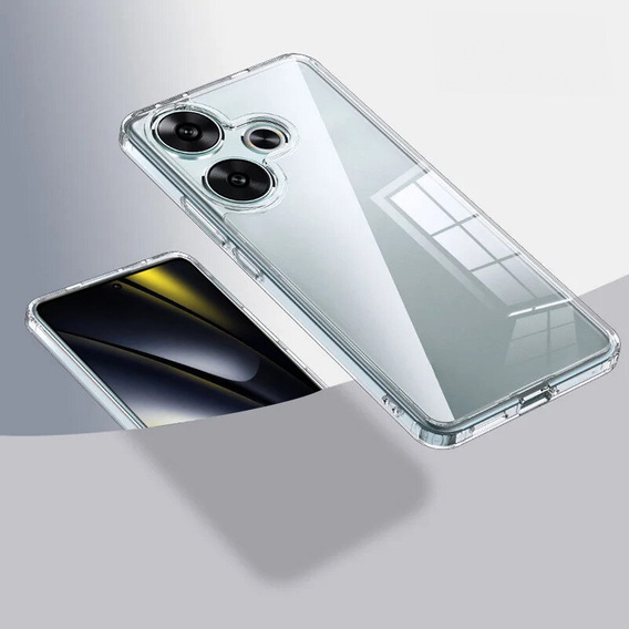 Θήκη για Xiaomi Poco F6, Fusion Hybrid, διαφανής