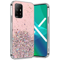 Θήκη για Oppo Reno5 Z / F19 Pro Plus, Glittery, ροζ