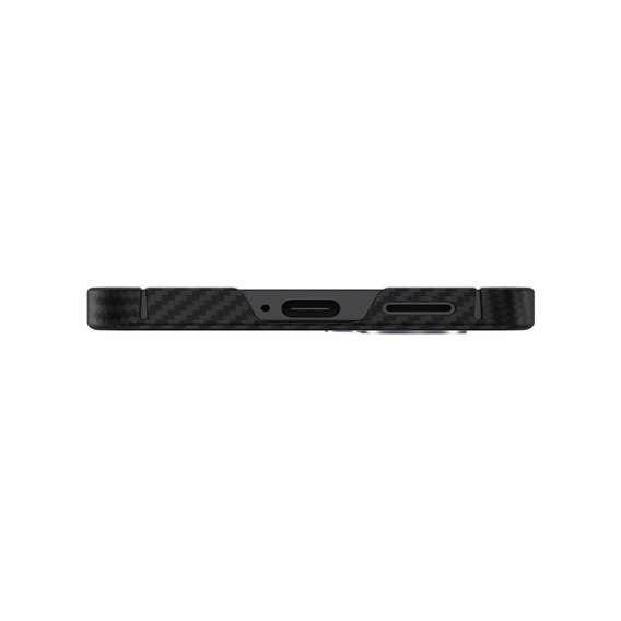 θήκη BENKS Kevlar για Samsung Galaxy S25+ Plus, για MagSafe, Carbon Fiber, μαύρη