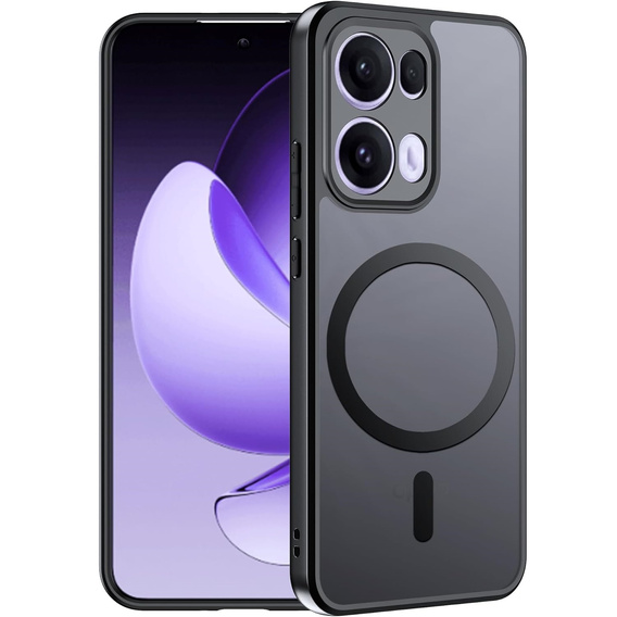 Θήκη για Oppo Reno 13 Pro, για MagSafe, ERBORD Μatt Case, μαύρη