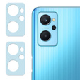 2x ERBORD μετριασμένο γυαλί για την κάμερα για να Realme 9i / Oppo A96