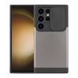Θήκη για Samsung Galaxy S24 Ultra, ERBORD MagProtect Slide Camera, γκρι gunmetal