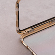 θήκη για το iPhone 11, Magnetic Dual Glass, χρυσή