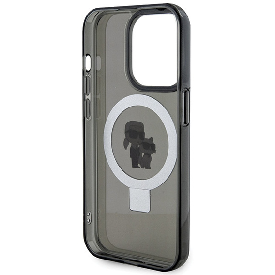 Θήκη Karl Lagerfeld Ring Stand Karl & Choupette MagSafe για iPhone 15 Pro
