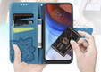 Θήκη με πτερύγιο για Oppo Reno 13F / Oppo Reno 13FS, Butterfly, μπλε