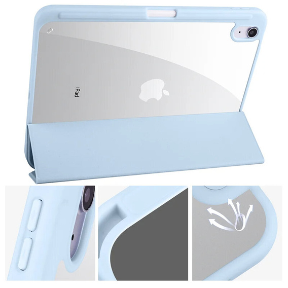 Θήκη για iPad 10.9 2022 10 Gen, Smartcase Hybrid, με χώρο για γραφίδα, μπλε