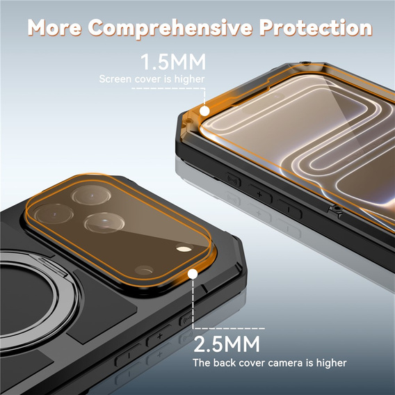 Θήκη R-JUST με MagSafe και βάση για iPhone 17 Pro Max