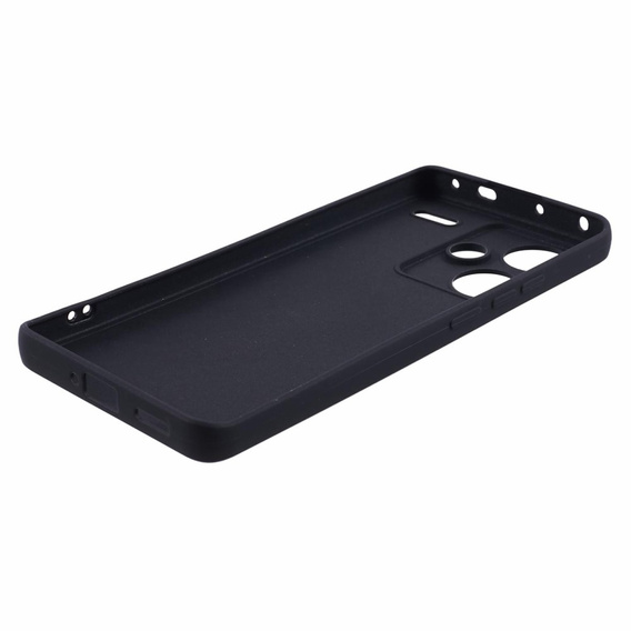 Θήκη για Xiaomi Redmi Note 13 Pro+, Silicone Lite, μαύρη