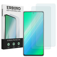 2x Μετριασμένο γυαλί για Samsung Galaxy A54 5G, ERBORD 9H Hard Glass στην οθόνη