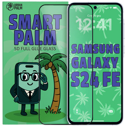 Σκληρό γυαλί 5D Full Glue Smart Palm για Samsung Galaxy S24 FE