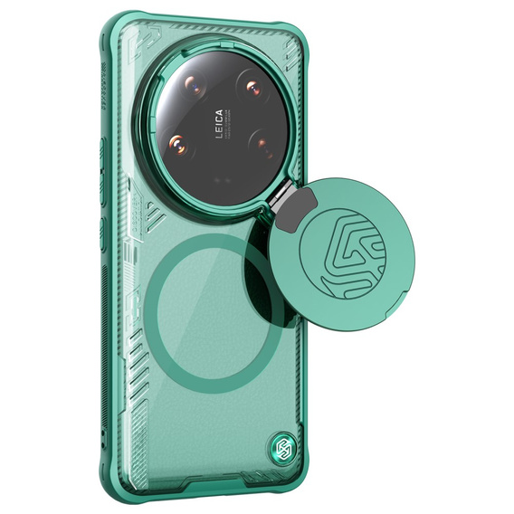 Θήκη για Xiaomi 14 Ultra, θωρακισμένη Nillkin, Icelade Prop, για Magsafe, πράσινη