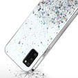Θήκη για Samsung Galaxy A41, Glittery, διαφανής