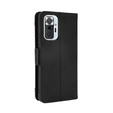Θήκη με πτερύγιο για Xiaomi Redmi Note 10 Pro, Card Slot, μαύρη