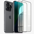 2x Μετριασμένο γυαλί ERBORD 3D για iPhone 17 Pro/17/16 Pro πλήρης οθόνη
