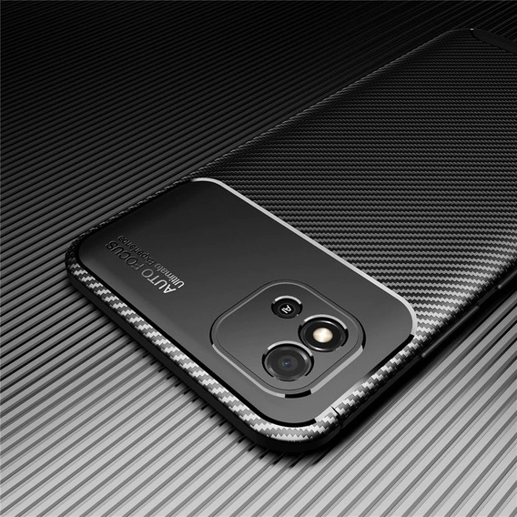 Θήκη για Realme C11 2021, Carbon Gel, μαύρη