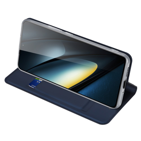 Dux Ducis Θήκη για Xiaomi Poco F6 Pro, Skinpro, σκούρο μπλε