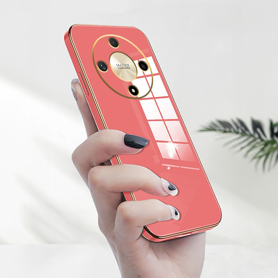 Θήκη για Honor Magic 6 Lite 5G, Glamour CamShield, κόκκινη