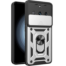 Θήκη για Realme 11 Pro 5G / 11 Pro+ 5G, CamShield Slide, ασημένιο