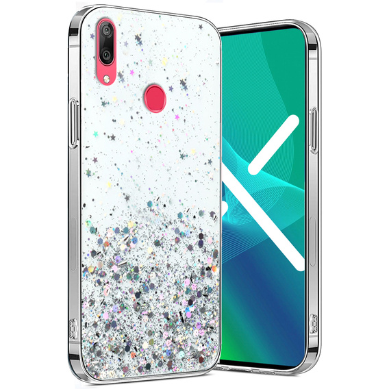 Θήκη για Huawei Y7 2019, Glittery, διαφανής