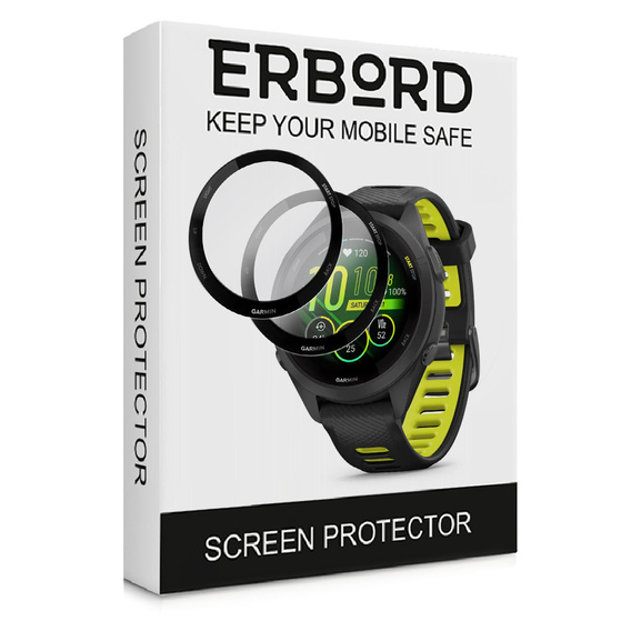 2x υβριδικό γυαλί ERBORD για Garmin Forerunner 265S