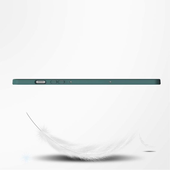 Θήκη για Samsung Galaxy Tab S9 FE+ Plus, Smartcase Hybrid, με χώρο για γραφίδα, πράσινη