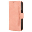 Θήκη με πτερύγιο για Samsung Galaxy M15 5G, Card Slot, ροζ
