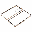 θήκη για το Samsung Galaxy A16, Magnetic Dual Glass, χρυσή