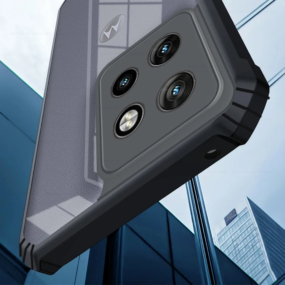 Θήκη για Motorola Edge 50 Neo / Motorola ThinkPhone 25, AntiDrop Hybrid, μαύρη