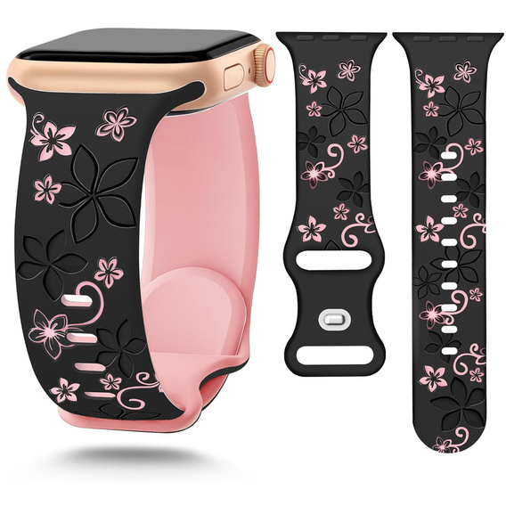 Λουράκι σιλικόνης για Apple Watch 1/2/3/4/5/6/7/8/9/SE 38/40/41/mm