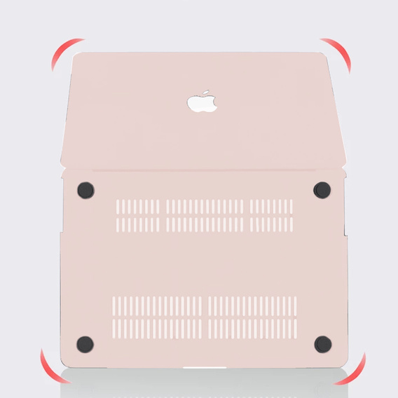 Θήκη για MacBook Air 13 A2337 M1 A2179 A1932, HardShell, ροζ