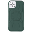 Θήκη για iPhone 15 Plus, ERBORD Armor Mag, πράσινη