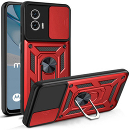 Θήκη για Motorola Moto G53 5G, CamShield Slide, κόκκινο