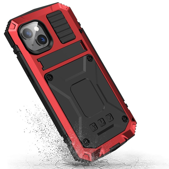 Θωρακισμένη θήκη για iPhone 14, R-JUST, κόκκινη