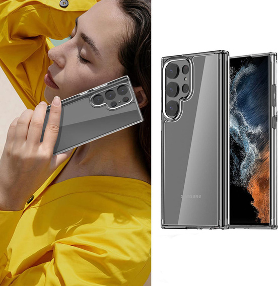 Θήκη για Samsung Galaxy S23 Ultra, Fusion Hybrid, διαφανής