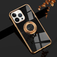 Θήκη για iPhone 13 Pro, Electro Ring, μαύρη